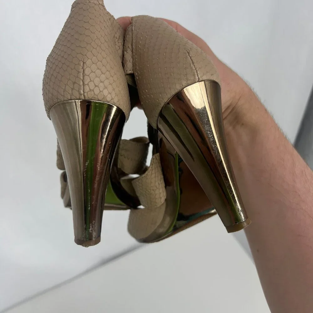 MICHAEL Michael Kors taupe snake
